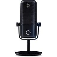 [아마존베스트]Elgato Wave:1 Premium USB Condenser Microphone and Digital Mixing Solution, Anti-Clipping Technology, TactileMute, Streaming and Podcasting