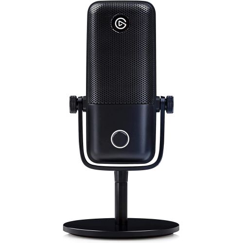  [아마존베스트]Elgato Wave:1 Premium USB Condenser Microphone and Digital Mixing Solution, Anti-Clipping Technology, TactileMute, Streaming and Podcasting