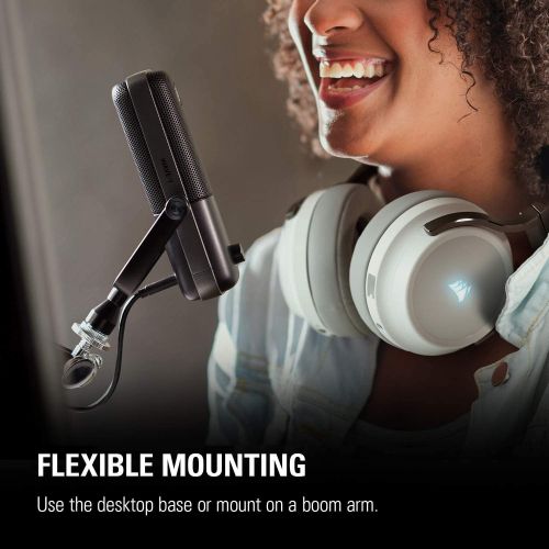  [아마존베스트]Elgato Wave:1 Premium USB Condenser Microphone and Digital Mixing Solution, Anti-Clipping Technology, TactileMute, Streaming and Podcasting