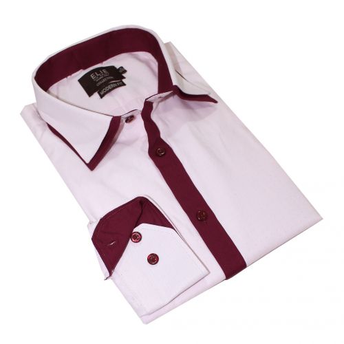  Elie Balleh Milano Italy Boys 2015 Style Slim Fit Shirt by Elie Balleh