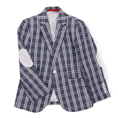  Elie Balleh Boys Plaid Blazer with Elbow Patches by Elie Balleh