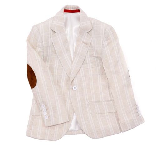  Elie Balleh Boys Plaid Blazer with Elbow Patches by Elie Balleh