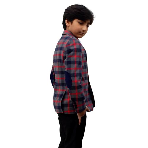  Elie Balleh Boys Milano Italy 2015 Style Red Check Jacket Blazer by Elie Balleh