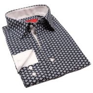 Elie Balleh Boys Milano Italy Fleur-de-lis Slim Fit Shirt by Elie Balleh