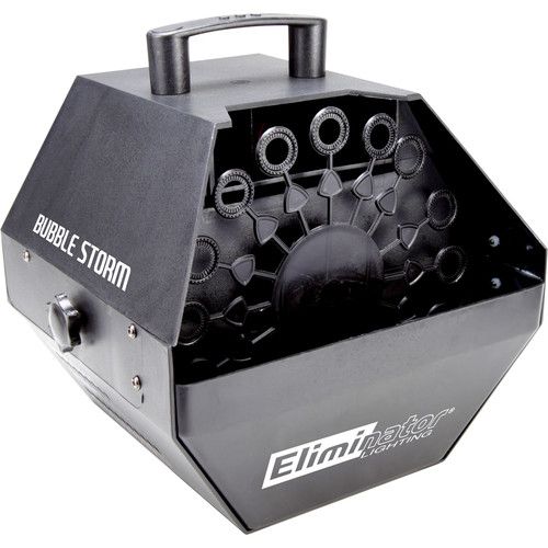  Eliminator Lighting Bubble Storm Machine and Fluid Kit (Black)