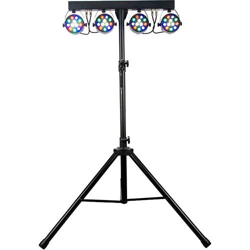  Eliminator Lighting Mini Par Bar Portable Par Can Lighting System