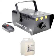 Eliminator Lighting Amber Fog 700 Kit with Fog Fluid