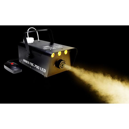  Eliminator Lighting Amber Fog 700 LED 700W Fog Machine with Amber LEDs