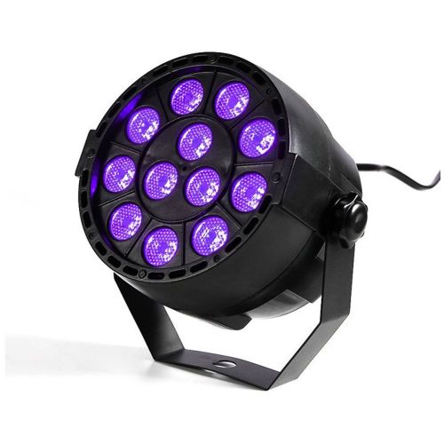  Eliminator Lighting Eliminator Mini Par UV LED Wash Light 4-Pack wDMX Controller & Accessories