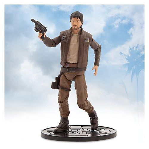  Elite Series Die Cast Action Figure - 6 1/2 - Rogue One: A Star Wars Story 4-Pack Captain Cassian Andor / Bodhi Rook / Baze Malbus Elite & Chirrut mwe collectible bundle