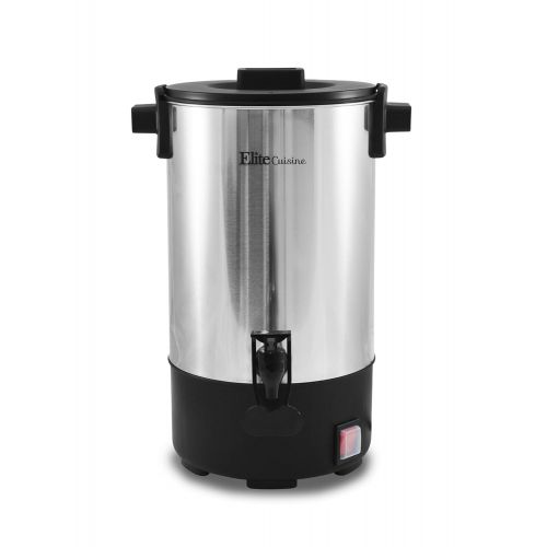  Elite Cuisine CCM-035 30-Cup Stainless Steel Coffee Urn Coffee Maker Water Boiler