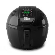 Elite Cuisine Maxi-Matic Elite EAF-1506D 3.5 Quart 1400 Watt Digital Electric Air Fryer, Black