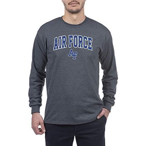  Elite Fan Shop NCAA Mens Long Sleeve Shirt Dark Charcoal Gray