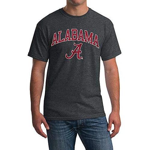  Elite Fan Shop NCAA Mens Short Sleeve T-Shirt Charcoal Arch