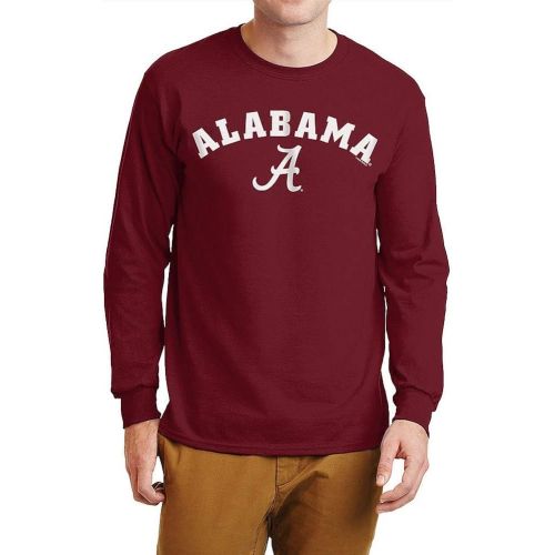  Elite Fan Shop NCAA Mens Team Color Long Sleeve Shirt Arch