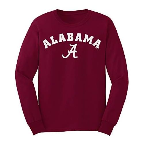  Elite Fan Shop NCAA Mens Team Color Long Sleeve Shirt Arch