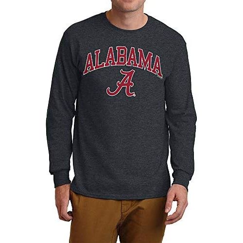  Elite Fan Shop NCAA Mens Long Sleeve Shirt Charcoal Arch