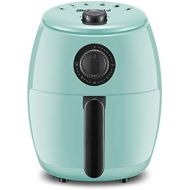 Elite Gourmet EAF-0201BL Personal 2.1 Qt. Compact Space Saving Electric Hot Air Fryer Oil-Less Healthy Cooker, Timer & Temperature Controls, PFOA/PTFE Free, 1000W, Quart, Mint