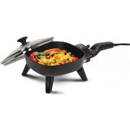 [아마존베스트]Elite Gourmet Maxi-Matic Elite Cuisine Electric Skillet with Glass, 7 inches, Black