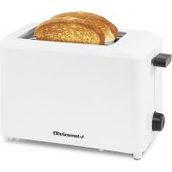 Elite Gourmet ECT-1027 Cool Touch with 7 Temperature Settings & Extra Wide 1.25 Toaster, 2 Slices, White