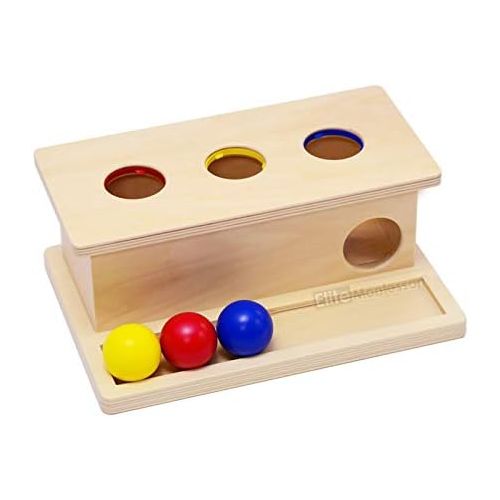  Elite Montessori Baby Object Permanence Ball Push Toy