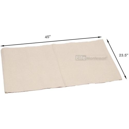  [아마존베스트]Elite Montessori Accessories Cotton Rug Children Playing Mat Classroom Working Rug-Large