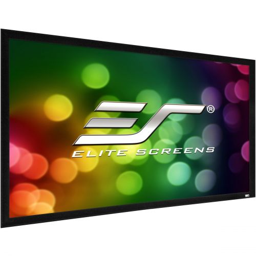  Elite Screens EzFrame 2 Series Home Theater Gray Fixed Frame Projection Screen