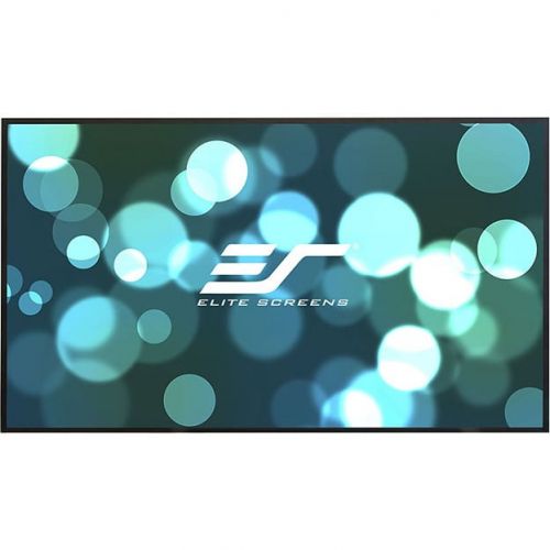  Elite Screens Aeon 110 16:9 EDGE FREE Borderless Fixed Frame Home Theater Projector Screen 4K 3D Ready CineWhite Projection Material 3 Years ENR-G Warranty