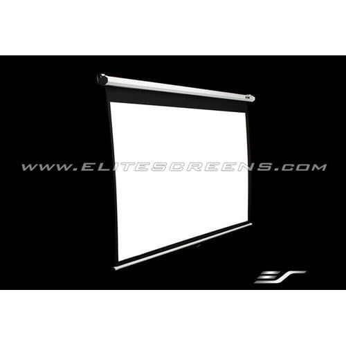  Elite Screens 136IN DIAG MANUAL PULL DOWN MATTE WHITE 1:1 96X96IN