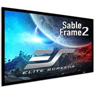 Elite Screens Sable Frame 2 Series, 110-inch Diagonal 16:9, Active 3D 4K Ultra HD Ready Fixed Frame Home Theater Projection Projector Screen, ER110WH2