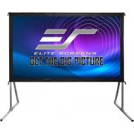 Elite Screens Yard Master 2, 110 inch Outdoor Projector Screen with Stand 16:9, 8K 4K Ultra HD 3D Fast Fold Portable Movie Theater Cinema 110 ” Indoor Foldable Easy Snap Projection