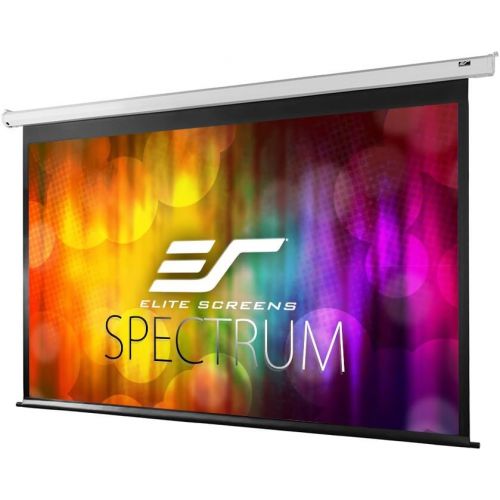  Elite Screens Spectrum, 100-inch Diag 16:9, Electric Motorized 4K8K Ready Drop Down Projector Screen, ELECTRIC100H