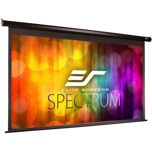  Elite Screens Spectrum, 100-inch Diag 16:9, Electric Motorized 4K8K Ready Drop Down Projector Screen, ELECTRIC100H