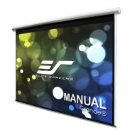 Elite Screens Manual Grande B Series, 180 4:3, Pull Down Manual ProjectorProjection Screen, OfficeHomeMovie TheaterPresentation, 8K  4K Ultra 3D HD Ready, 2-Year Warranty, M18