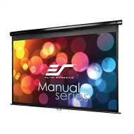 Elite Screens Manual Series, 150-INCH 16:9, Pull Down Manual Projector Screen with AUTO LOCK, Movie Home Theater 8K  4K Ultra HD 3D Ready, 2-YEAR WARRANTY, M150UWH2