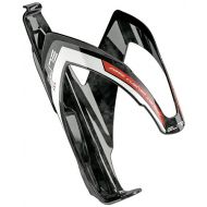 Elite 0102406 Pase Custom Carbon Water Bottle Cage, Black/White/Red