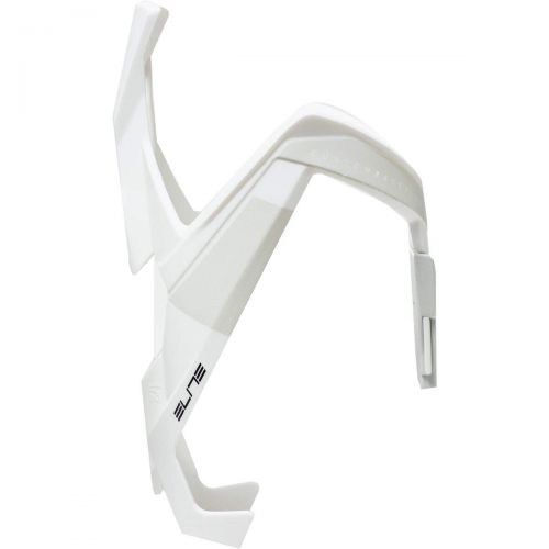  Elite Custom Race Plus Bottle Cage, White/Black