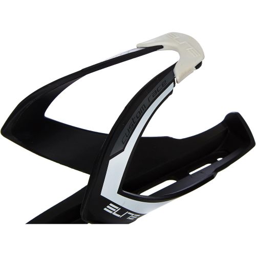  Elite Wheels & Tyres Elite 0061676 Custom Race Water Bottle Cage, Black/White