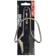 Elite Wheels & Tyres Elite 0137102 MoreO Inox Water Bottle Cage, Silver/Black