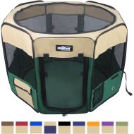 EliteField 2-Door Soft Pet Playpen, Exercise Pen, Multiple Sizes and Colors Available for Dogs, Cats and Other Pets