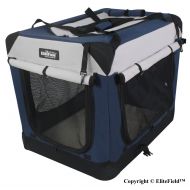 EliteField 3-Door Folding Soft Dog Crate, Indoor & Outdoor Pet Home, Multiple Sizes and Colors Available