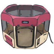 EliteField 2-Door Soft Pet Playpen, Exercise Pen, Multiple Sizes and Colors Available for Dogs, Cats and Other Pets