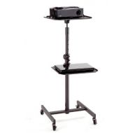 Elitech LCD DLP Projector AV Cart Stand with 4 Casters