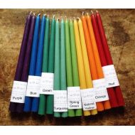 ElizavilleBeeswax One Pair of 12 Inch Tapers, Bee-Friendly Candles, Custom Colors, Tapered Beeswax Candles, 12 inch Candles, Beeswax Tapers, Custom Color