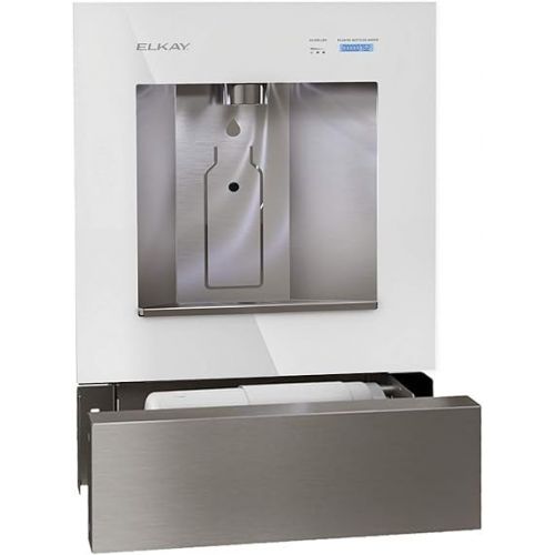  Elkay LBWD00WHC ezH2O Liv Built-in Filtered Water Dispenser, Non-refrigerated, Aspen White