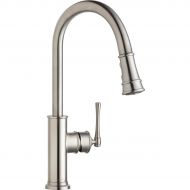 Elkay LKEC2031LS Explore Lustrous Steel Single Lever Pull-down Spray Kitchen Faucet