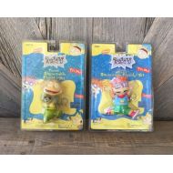 EllaTheSella Vintage Rugrats Squeezable Flashlight Chuckie Tommy KEYCHAIN 90s Toy Nickelodeon Baby Cartoon MATTEL Viacom Dolls Action Figures 1998 Toys