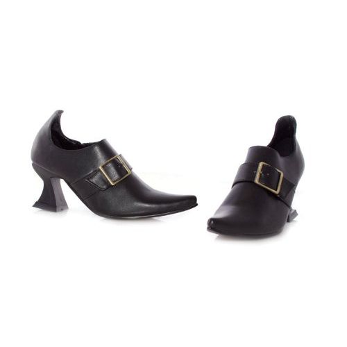  할로윈 용품Ellie Shoes Girls 251-Hazel Heels - Witch Pilgram Costume Shoes, Black, X-Small