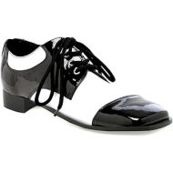 Ellie Shoes Mens 1 Heel Black and White Shoe. Sizes