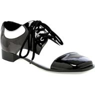 할로윈 용품Ellie Shoes Mens 1 Heel Black and White Shoe. Sizes